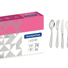 Faqueiro Tramontina 74 Peças Aço Inox Laguna