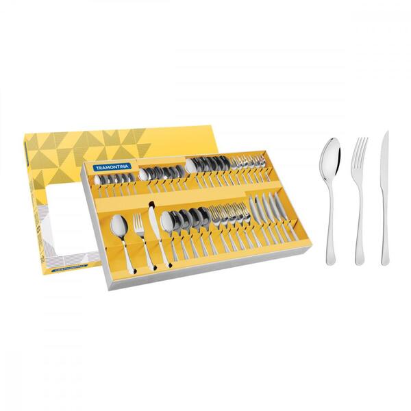 Faqueiro Tramontina Havana Em Aço Inox Com Facas Para Churras