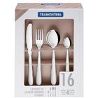 Faqueiro Tramontina Maresias Em Aço Inox 16 Peças