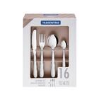 Faqueiro Tramontina Maresias Em Aço Inox 16 Peças