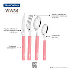 Faqueiro Tramontina Mulher Maravilha 1984 Com Lâminas Em Aço