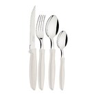 Faqueiro Tramontina Plenus Inox Off White Gaveteiro 25 Peças