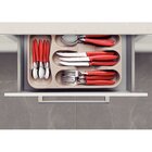 Faqueiro Tramontina Plenus Inox Vermelho Gaveteiro 25 Peças