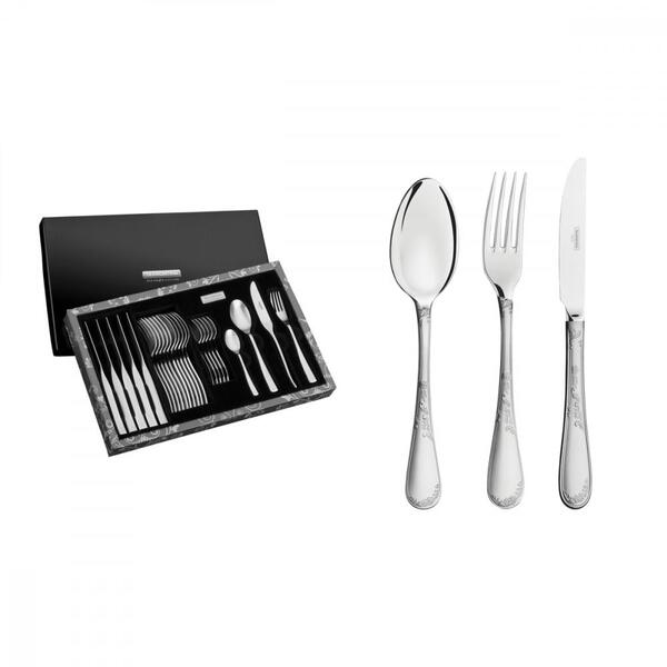 Faqueiro Tramontina Renascença Em Aço Inox Com Facas De Mesa