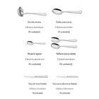 Faqueiro Tramontina Sonata Em Aço Inox Com Facas De Mesa Forj