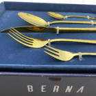 Faqueiro Wolff Berna Dourado 30 Peças Fineza