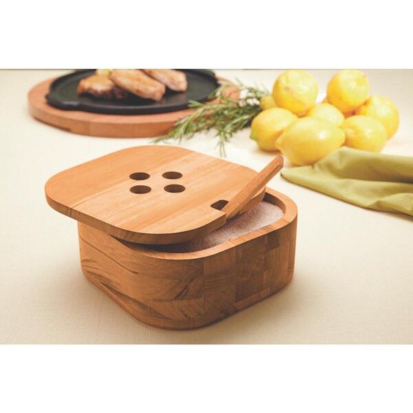 Farinheira Tramontina Em Madeira Muiracatiara Com Colher De B