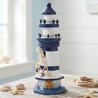 Farol Artesanal Decoração Náutico Casa Praia Marítimo 24cm