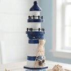 Farol Artesanal Decoração Náutico Casa Praia Marítimo 24cm