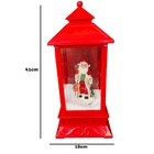 Farol Luz Movimento E Som Papai Noel 4 Lados 41x18x18cm