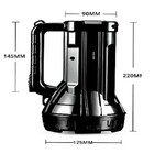 Farolete Holofote Lanterna Ultra Led Bateria Recarregável