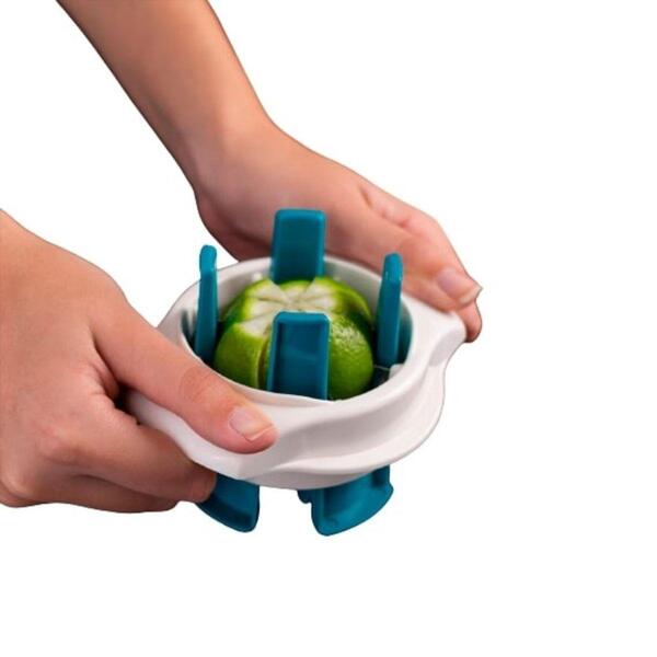 Fatiador Cortador De Limão 8 Pedaços Inox Decorativo Prana