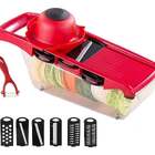 Fatiador De Legumes Mandoline Com 6 Lâminas Intercambiáveis