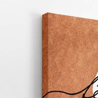 Fé Abstrato Minimalista Frases Arte Quadro Canvas 140x90cm