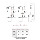 Fech 3f 55mm Cr 813813cr - Banheiro