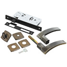 FECHADURA WC 5081553/45 CHALLENGER ZAMAK BRONZEADO TIRADO MAQ 45,00 MM AROUCA