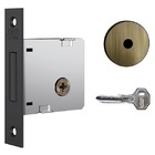 Fechadura 1004 Roseta Redonda Antique Stam