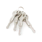 Fechadura 1004 Rq1 Roseta Quadrada Antique Tetra Externa 3900