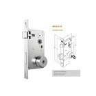 Fechadura 1600/21 Espelho Inox Tetra Externa 11706 Stam