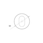 Fechadura 1601 Rolete Para Porta Pivotante Roseta Redonda Cro