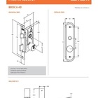 Fechadura 1800/21 Espelho Antique Tetra Externa 11294 Stam
