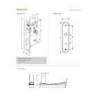 Fechadura 1820/21 Espelho Antique Stam