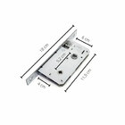 Fechadura 2025/100 Banheiro Inox Arouca