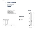 Fechadura 2025/100 Banheiro Inox Arouca