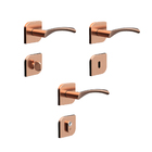 Fechadura 3f 40mm Rosê 735119ro - Interna