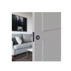 Fechadura 3f Auxiliar Tetra 440pf Preta Roseta Redonda Broca