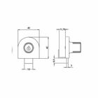 Fechadura 3f De Bater/vitrine 3070cr