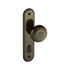 Fechadura 400 Com Espelho Bronze Oxidado Externa Bronze Oxida