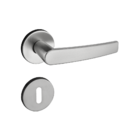 Fechadura 401 Com Roseta Cromo Acetinado Interna Cromo Acetin