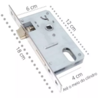 Fechadura 402 Bronze Oxidado Externa Bronze