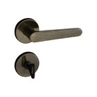 Fechadura 402 Com Roseta Bronze Oxidado Banheiro Bronze