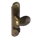 Fechadura 404 Com Espelho Bronze Oxidado Banheiro Bronze