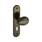 Fechadura 404 Com Espelho Bronze Oxidado Interna Bronze