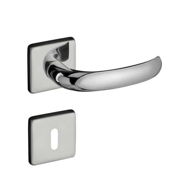 Fechadura 406 Com Roseta Cromado Interna Cromado