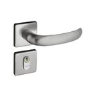 Fechadura 406 Com Roseta Cromo Acetinado Externa Cromo Acetin