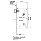 Fechadura 408 Com Roseta Bronze Oxidado Externa Bronze