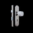 Fechadura 40mm Stilo Bola Alavanca Aço Mgm Cromada Cromado