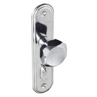 Fechadura 412 Com Espelho Cromado Externa Cromado