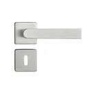 Fechadura 414 Com Roseta Cromo Acetinado Interna Cromo Acetin