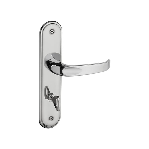 Fechadura 415 Com Espelho Cromado Banheiro Cromado