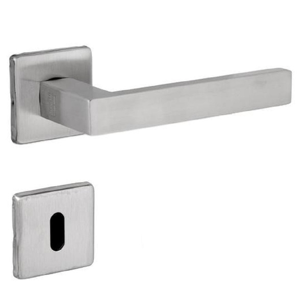 Fechadura 455 St2 55mm Escovada Roseta Quadrada Lafonte - Int