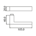Fechadura 456 Residence Banheiro St1r Ros335 40mm Aço Inox Po
