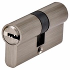 Fechadura 4 Pinos Multiponto C/ Maçaneta Inox Cilindro 120mm