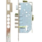 Fechadura 4 Pinos Multiponto C/ Maçaneta Inox Cilindro 62mm