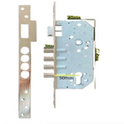 Fechadura 4 Pinos Multiponto C/ Maçaneta Inox Cilindro 80mm