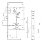 Fechadura 6521 Architect Externa St2-55 Ros 323 55mm Inox Cro